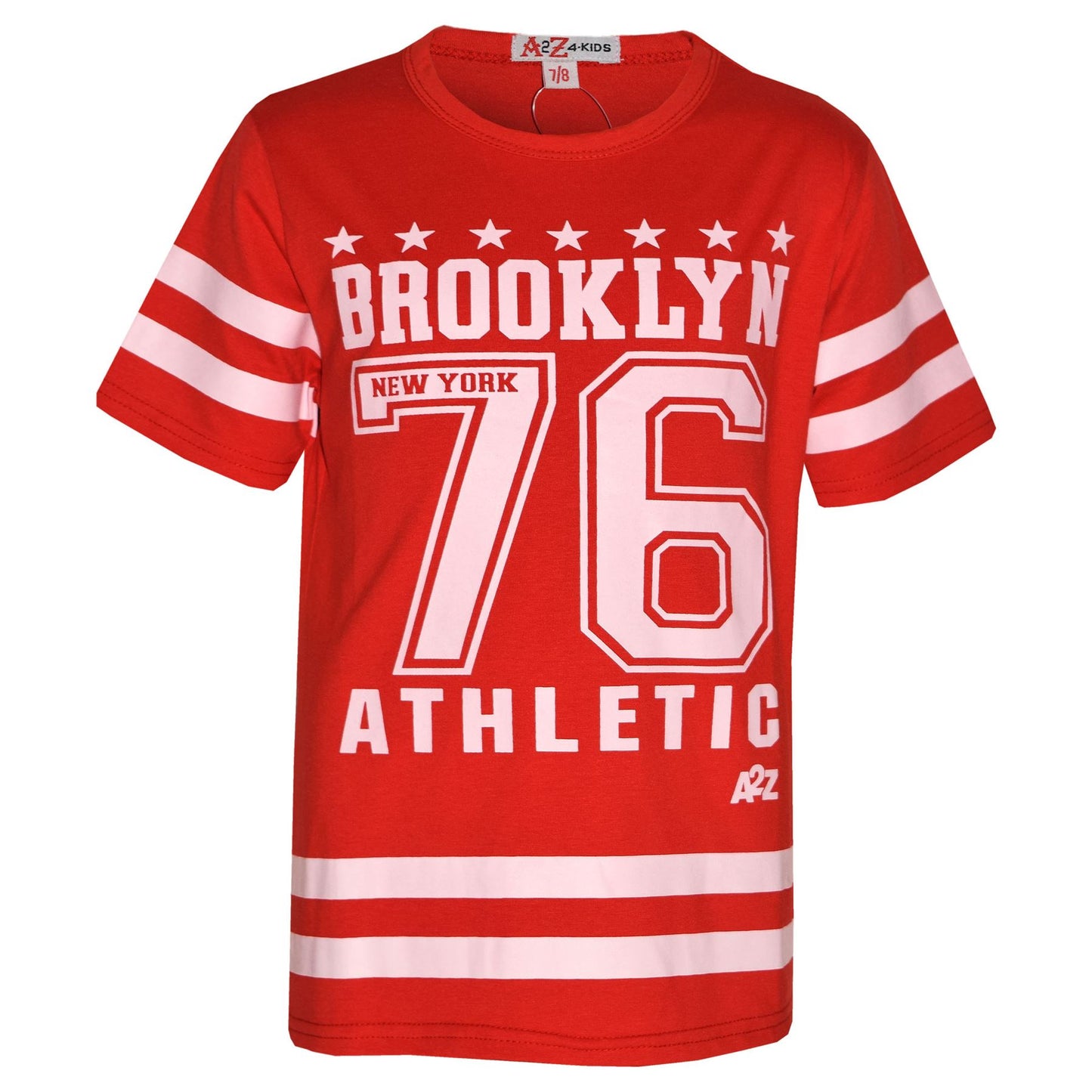 Girls Top Kids Designer's Brooklyn 76 Athletic T Shirt Top & Legging Set 7-13 Yr