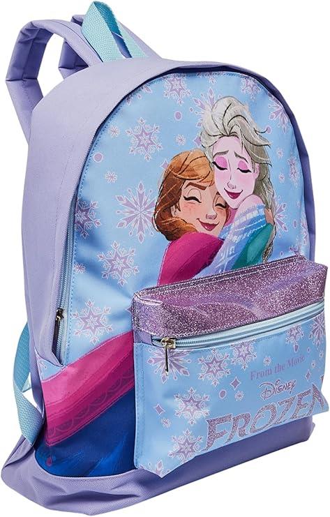 Kids Girls Officially Licensed Disney Frozen Backpack Anna And Elsa School Bags