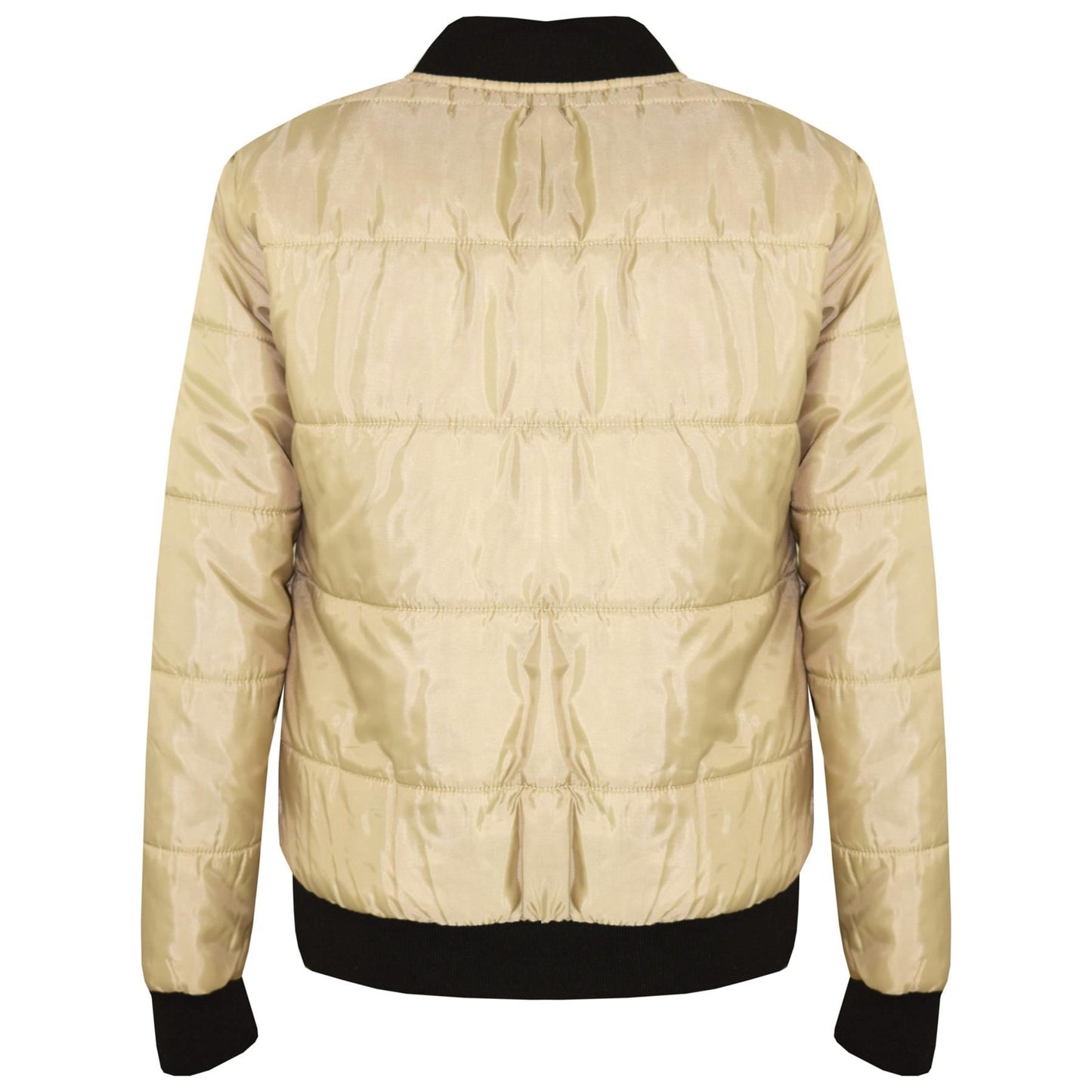 Kids Bomber Jacket Lightweight Puffer Coat School Fashion For Girls Boys 5-13 Yr