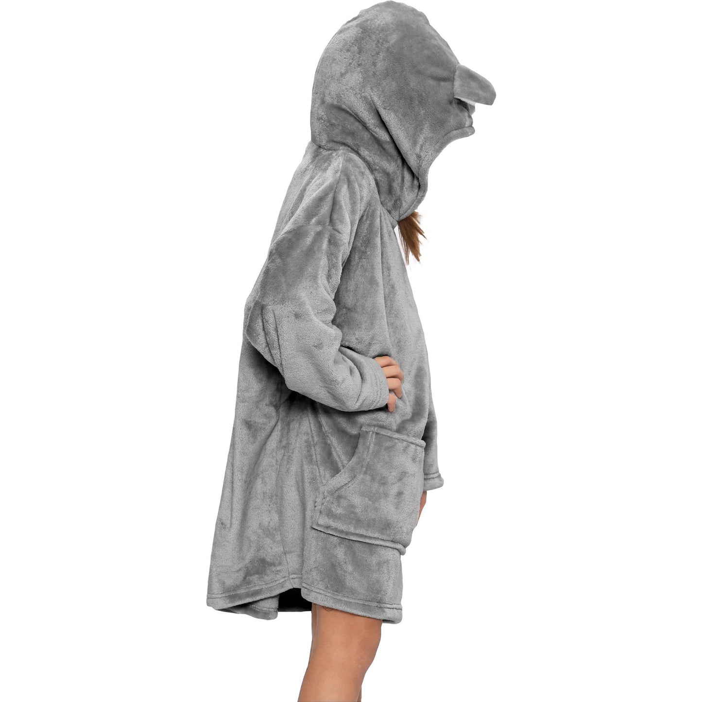 Unisex Men's Ladies Oversized Hoodie Printed Snuggle Super Soft Warm Blanket