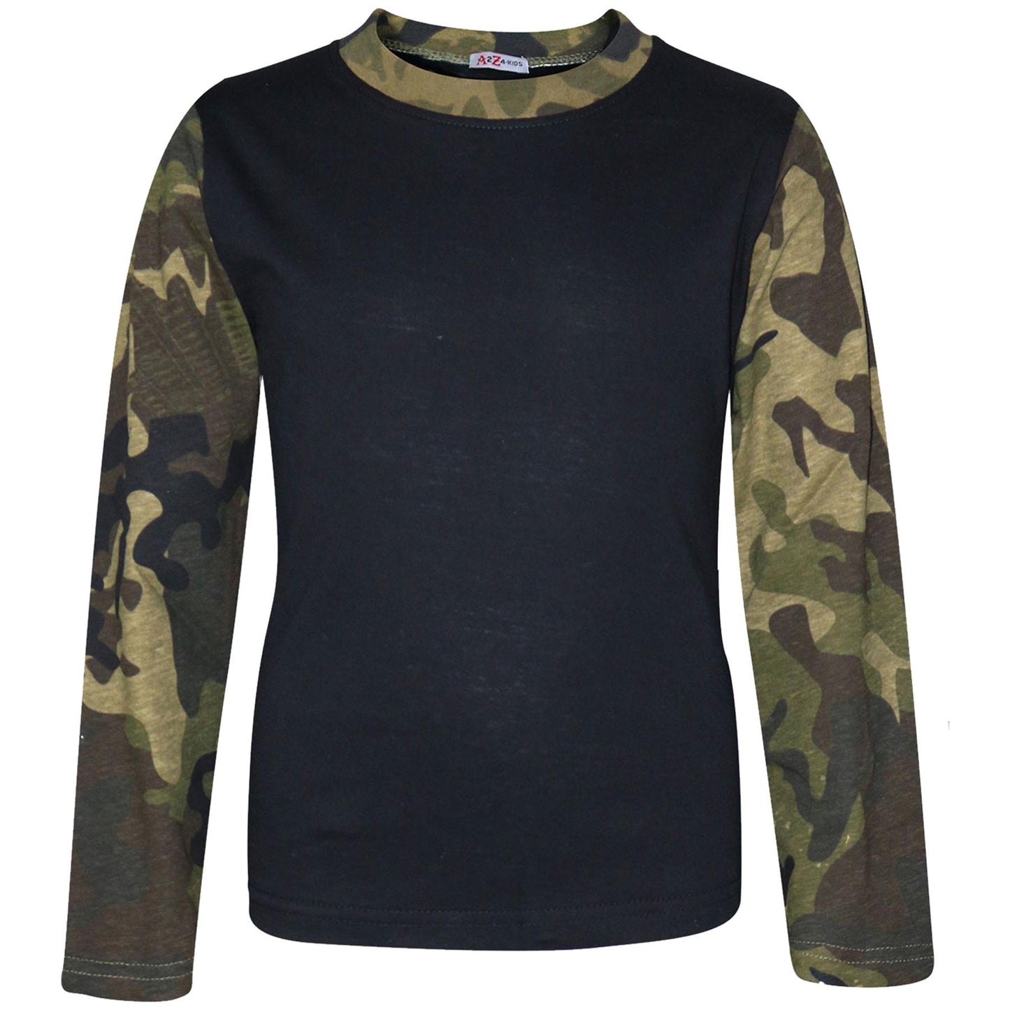 Kids Boys Long Sleeve Pyjamas Contrast T-Shirt Shorts loungewear Age 5-13 Years