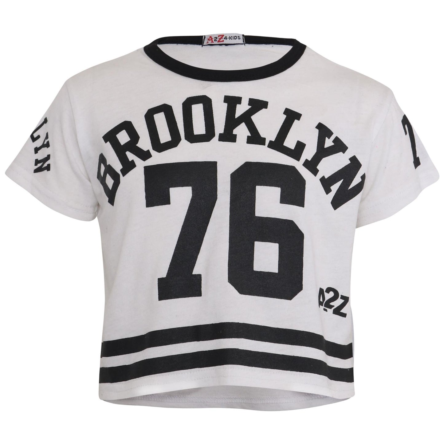 A2Z 4 Kids Girls Crop Top Shorts Set Brooklyn 76 Outfit Summer Clothing Sets