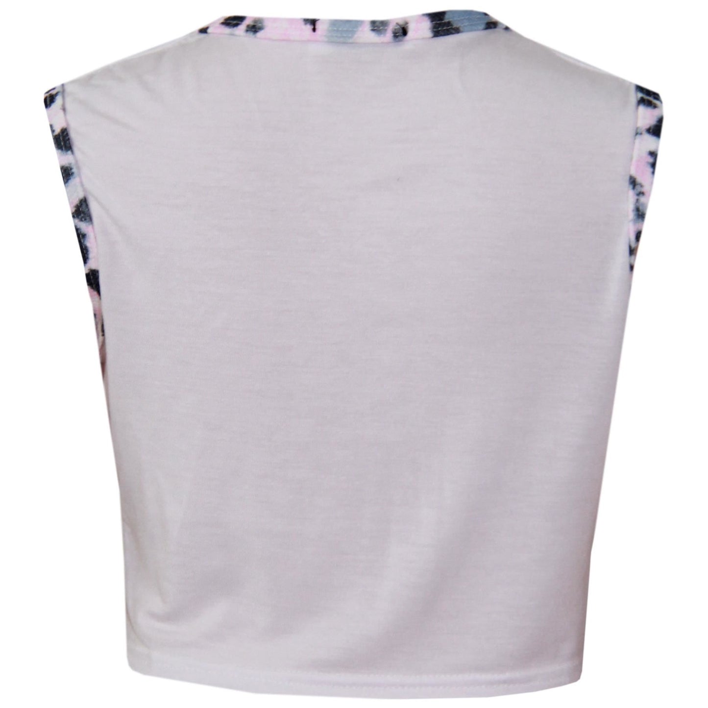 A2Z 4 Kids Girls Crop & Shorts Set Dabbing Unicorn Snow Leopard Trendy Fashion