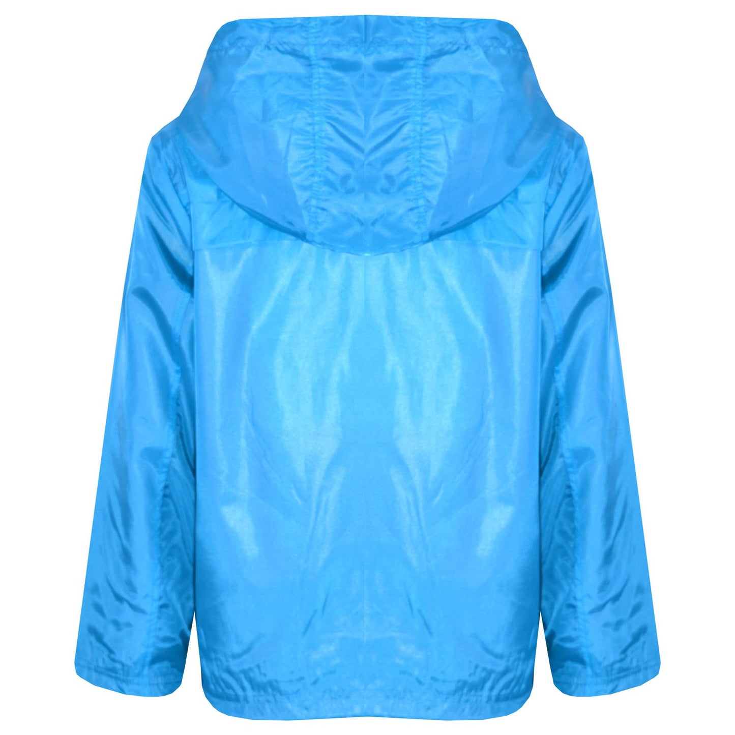 Girls Boys Raincoats Jackets Kids Waterproof Hooded Cagoule Age 5-13 Years