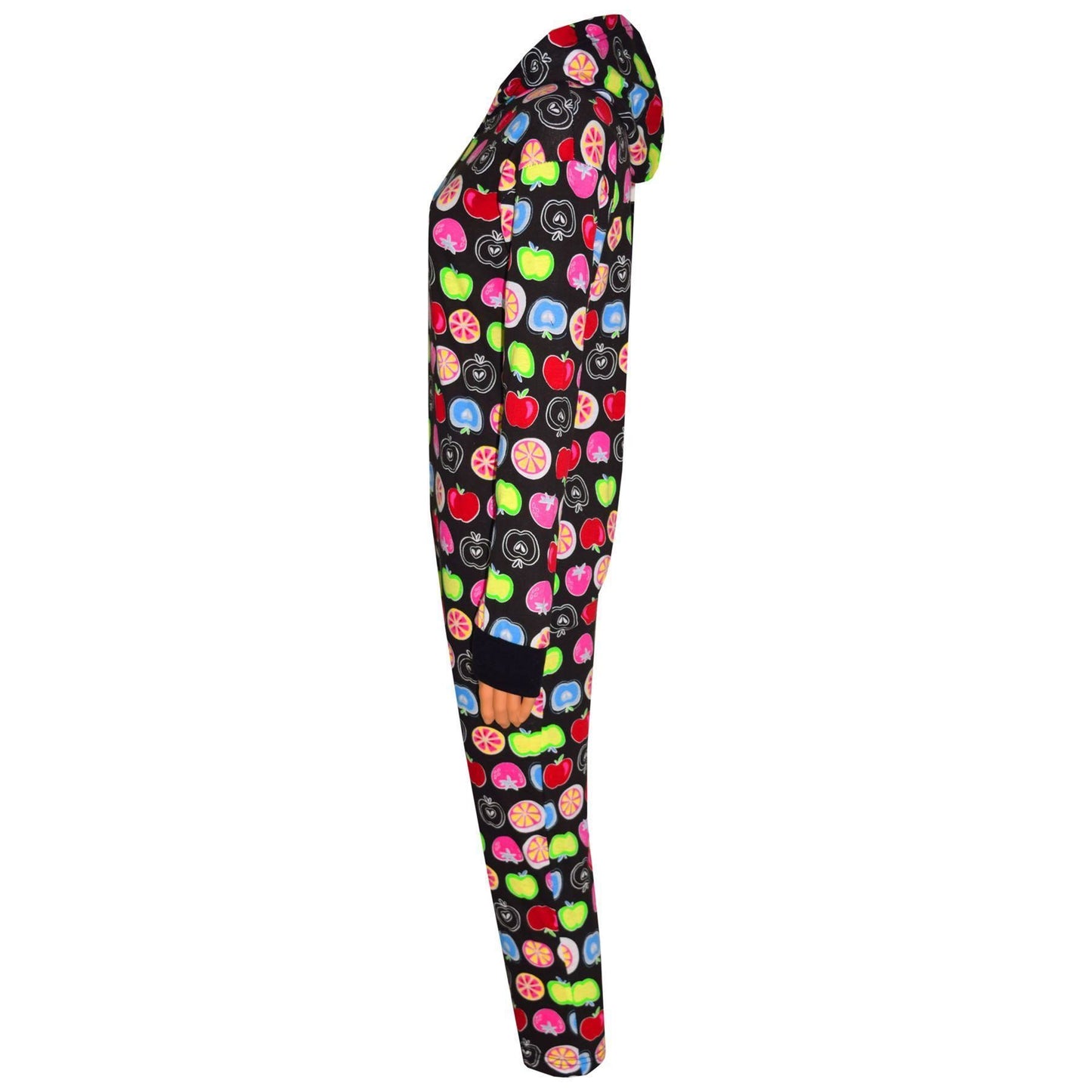 Kids Girls Boys Fruit Print Adorable Comfy Costume A2Z Onesie One Piece Pyjamas
