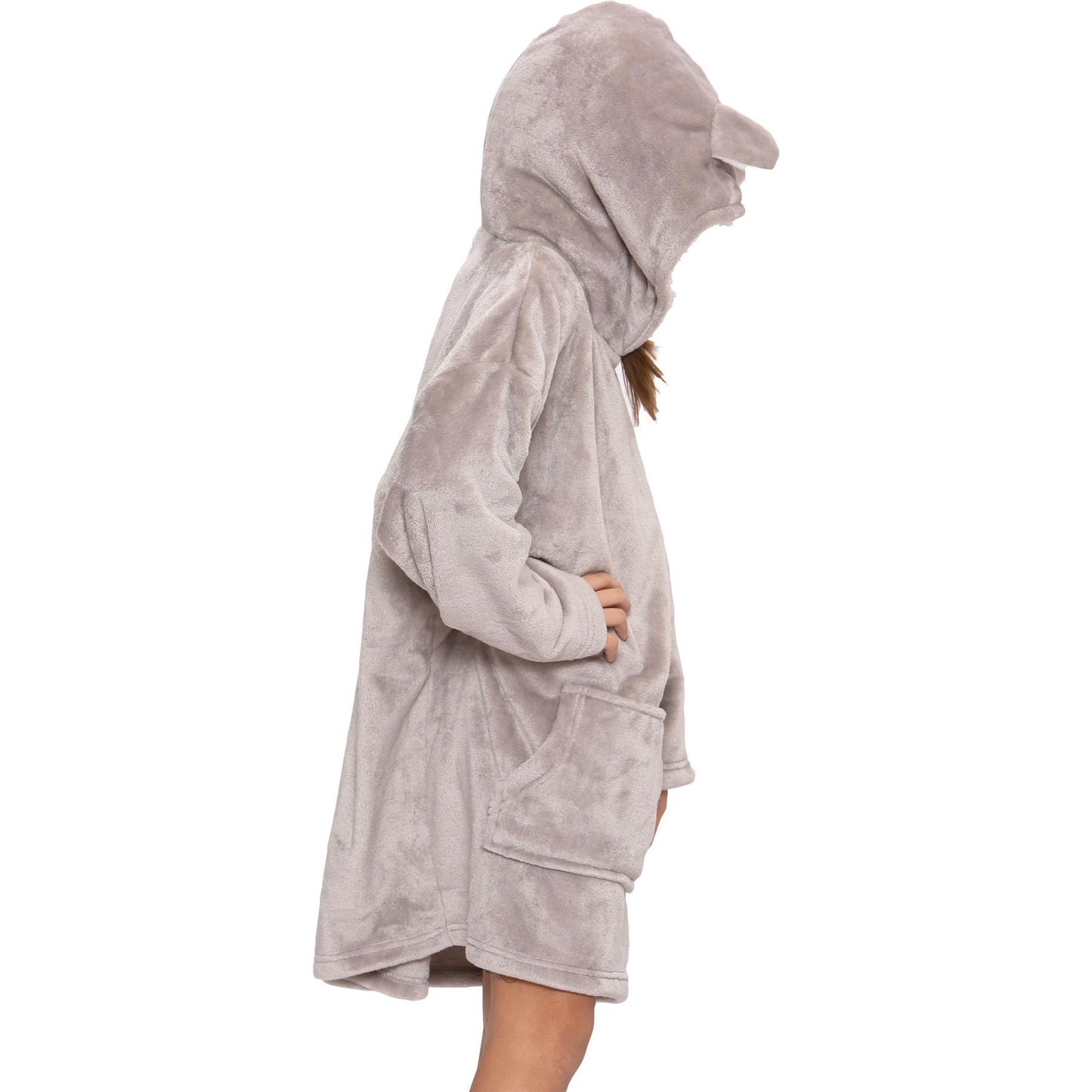 Unisex Men's Ladies Oversized Hoodie Printed Snuggle Super Soft Warm Blanket