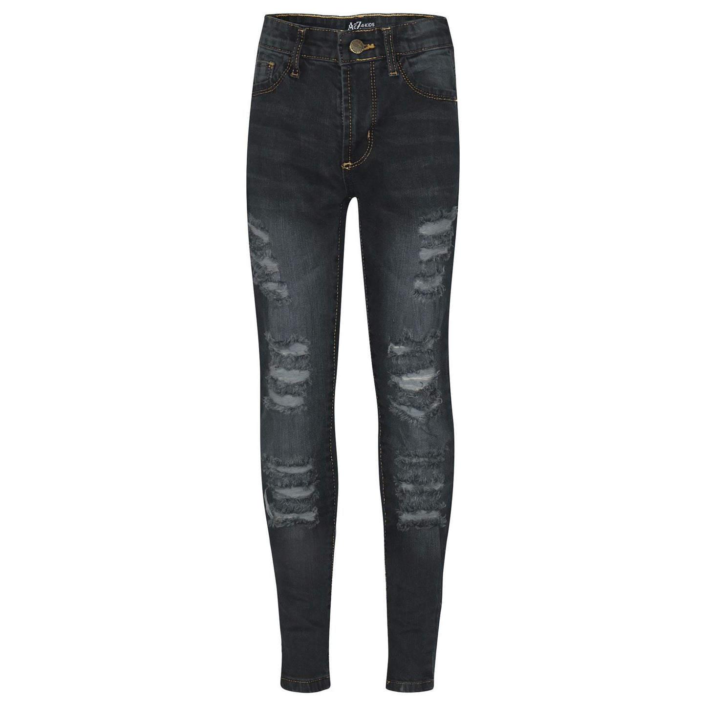 A2Z 4Kids Kids Ripped Jeans Comfort Stretch Jeans Cotton Pants Age 3-14 Years