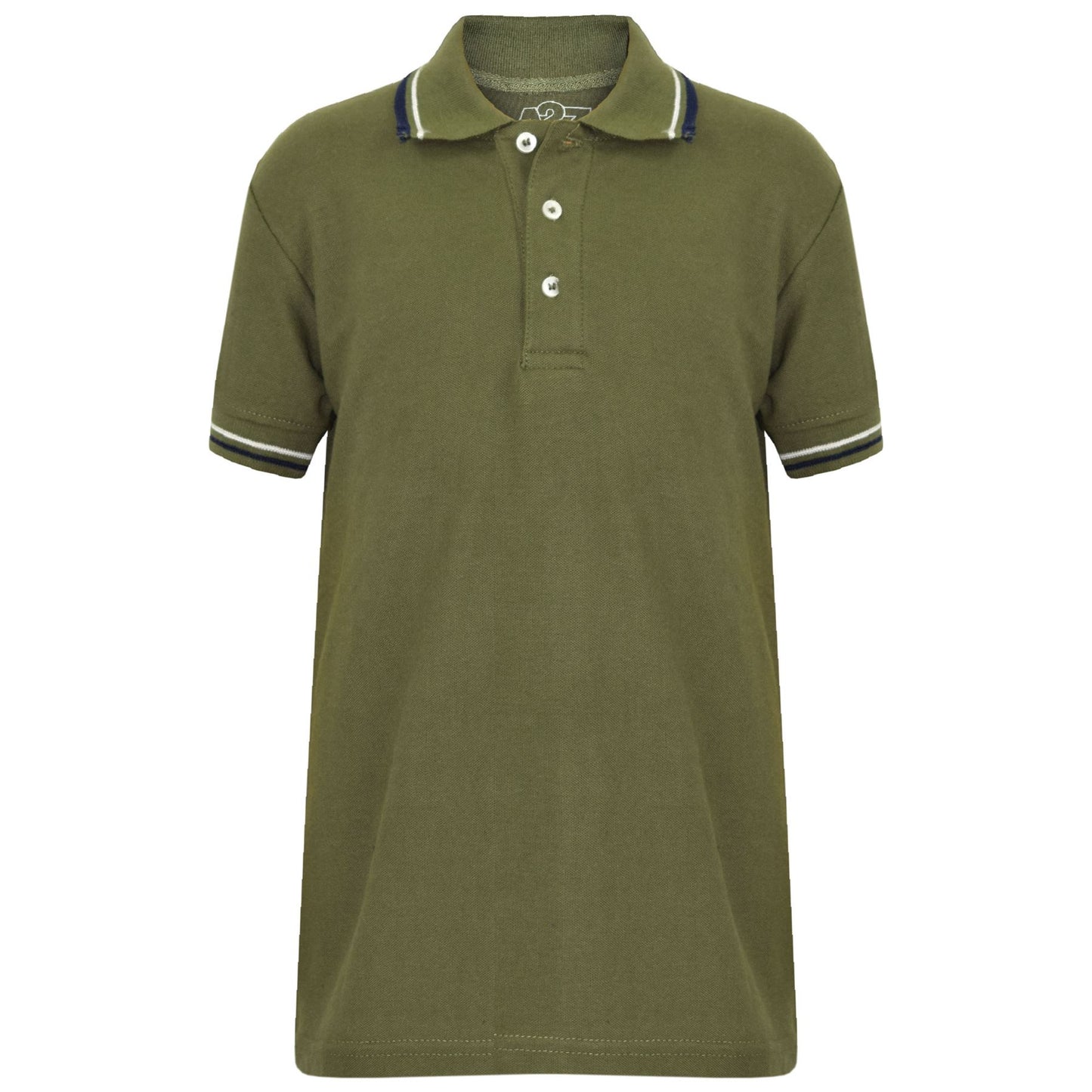 Kids Boys Girls Polo T Shirt Designer Plain Color School T-Shirts PE Top 3-13 Yr