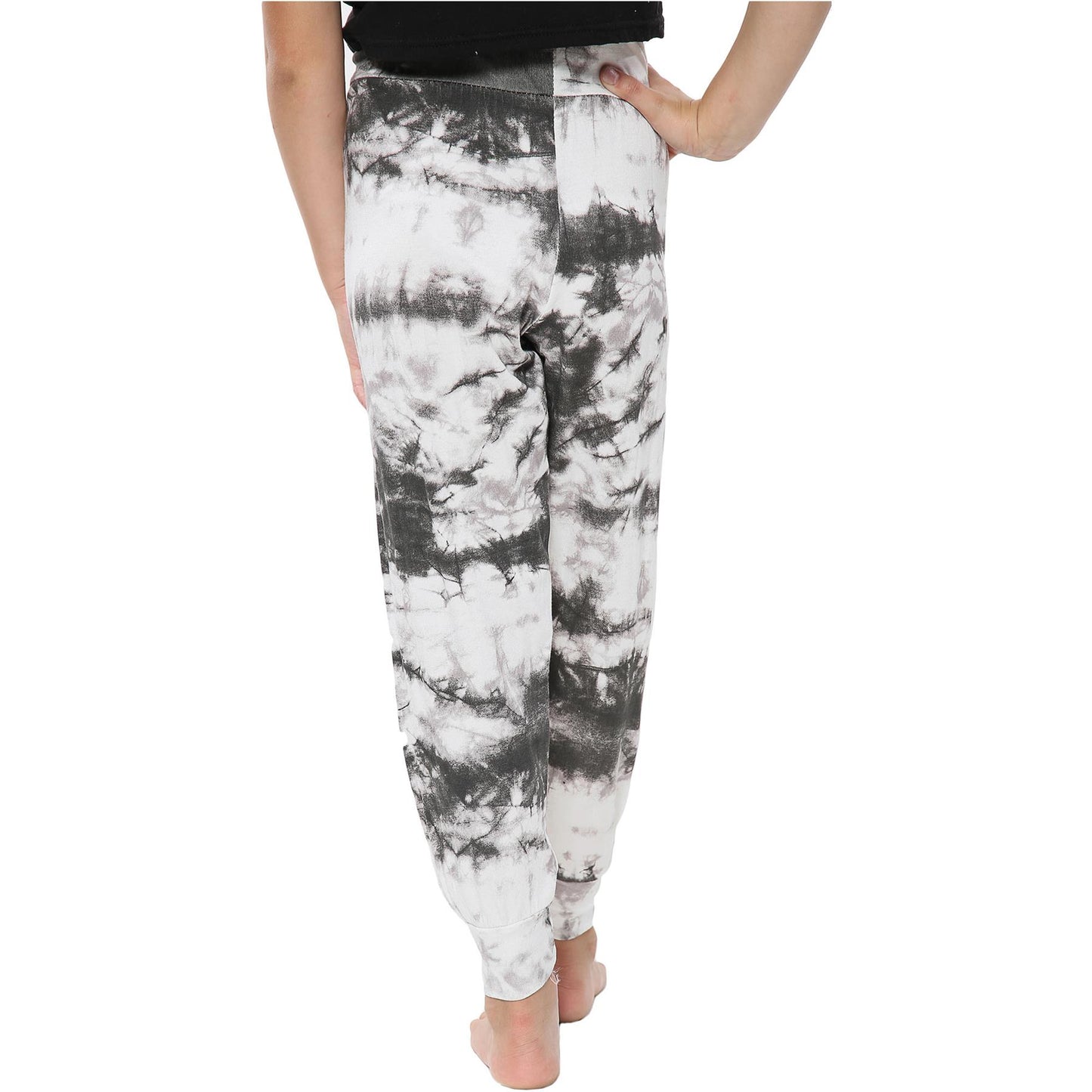 Kids Girls Ali Baba Harem Trouser Tie Dye Print Fashion Trendy Leggings 5-13 Yrs