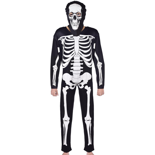 Kids Girls Boys Skeleton Halloween A2Z Onesie One Piece Glow In The Dark Pyjamas