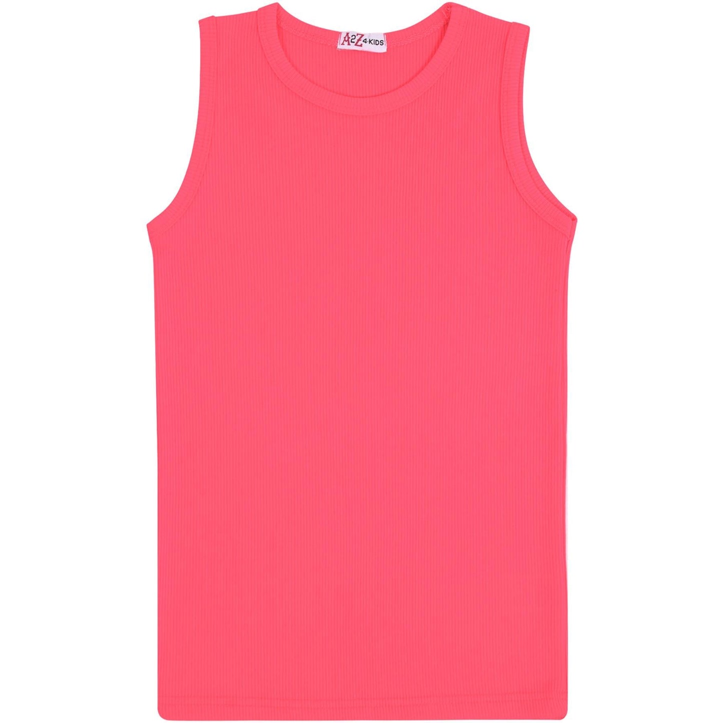 Kids Girls Boys Childrens Vest Top Tank Top Fitted 100% Rich Cotton 2-13 Years