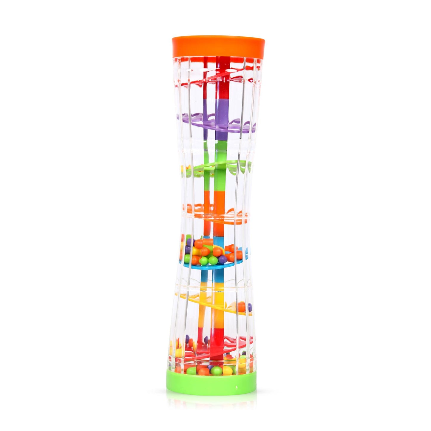 A2Z 4 Kids Rainbow Beads Rainmaker Baby Toys Auditory Todler Rain Sound 6 Month+