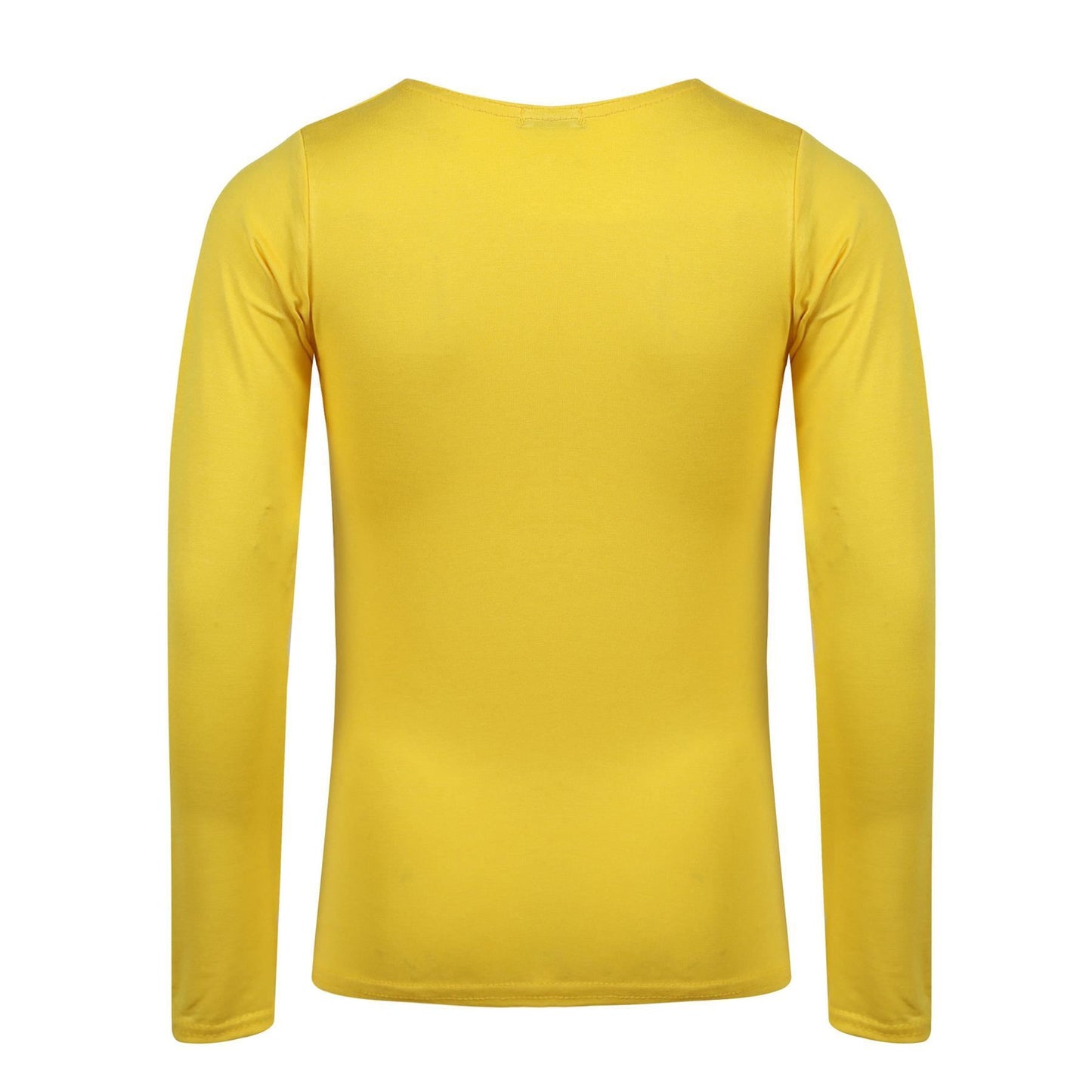 A2Z 4 Kids Girls Plain Long Sleeve T Shirt Soft Feel PE School Activewear Shirts