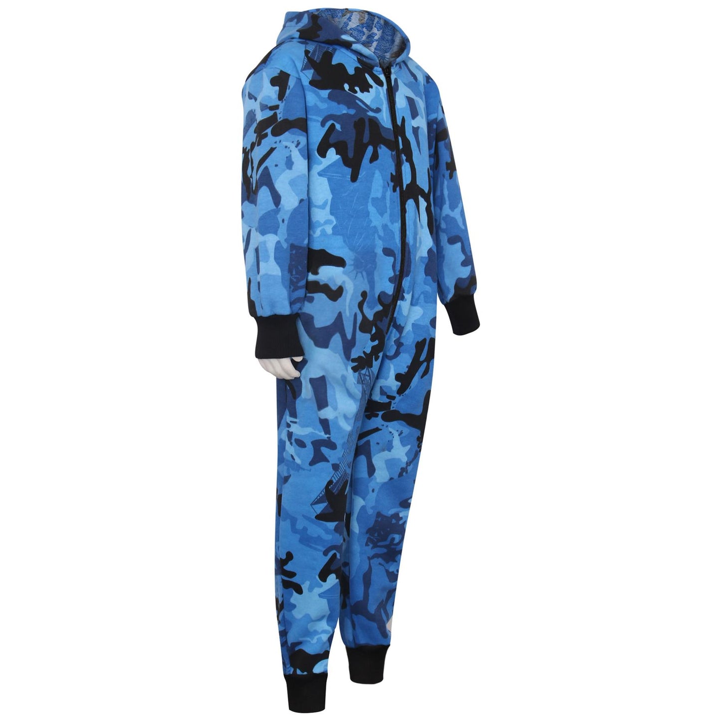 Kids Girls Boys A2Z Onesie One Piece Camouflage Print Jumsuit Playsuit 5-13 Year