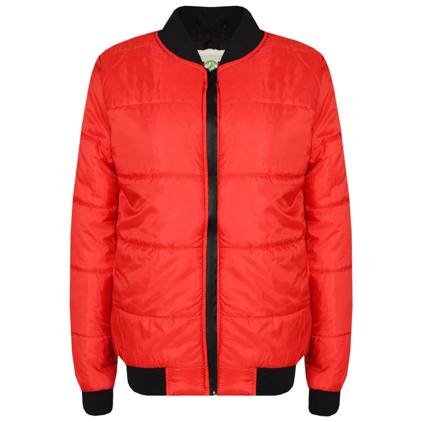Kids Bomber Jacket Lightweight Puffer Coat School Fashion For Girls Boys 5-13 Yr