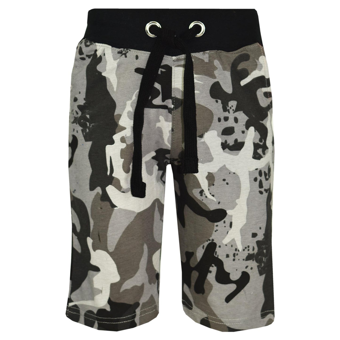 Kids Snake Camo Print Top & Shorts Set Active Wear Girls Boys Age 5-13 years
