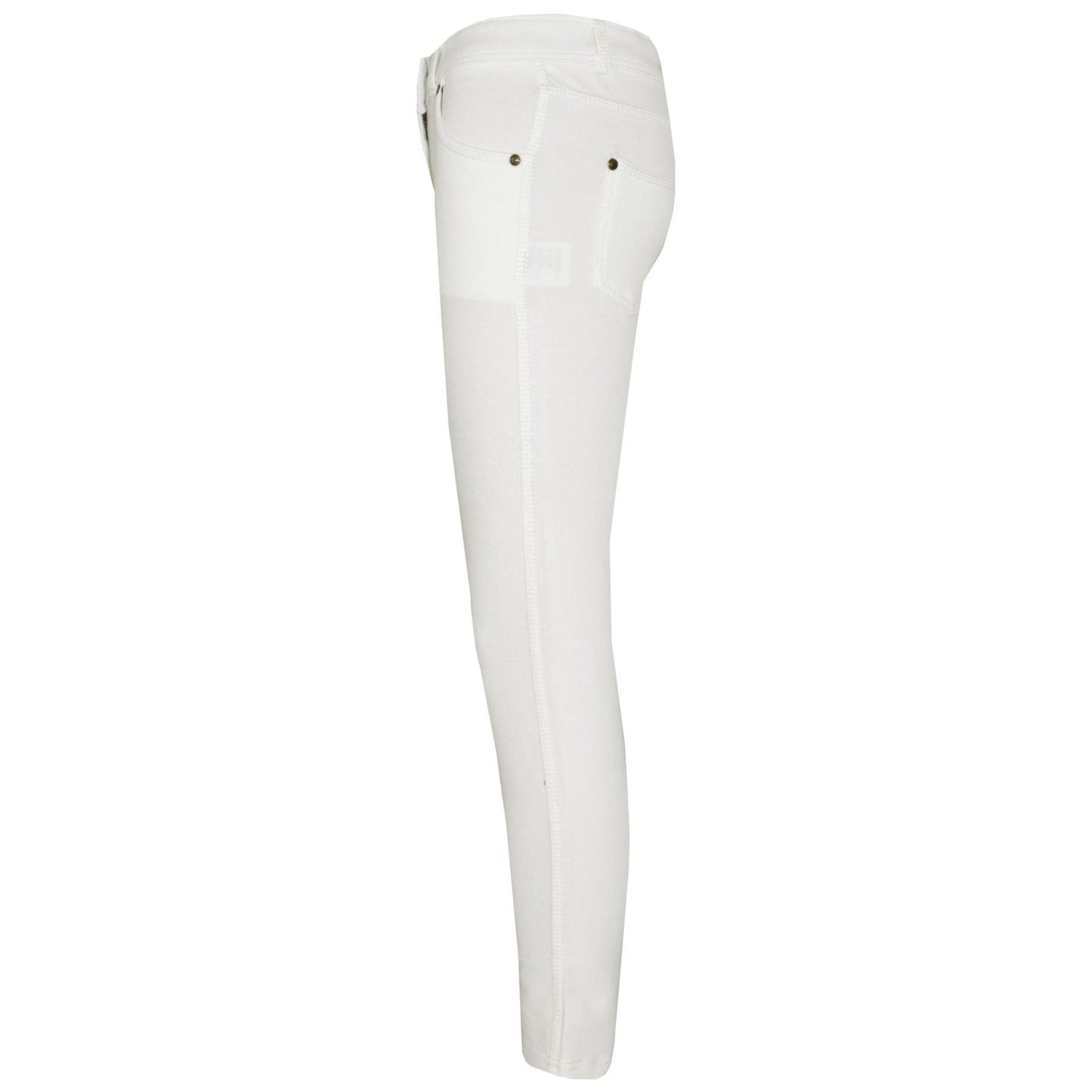 Kids Skinny Jeans Girls Stretchy Jeggings Fit Pants Coloured Trousers 5-13 Years