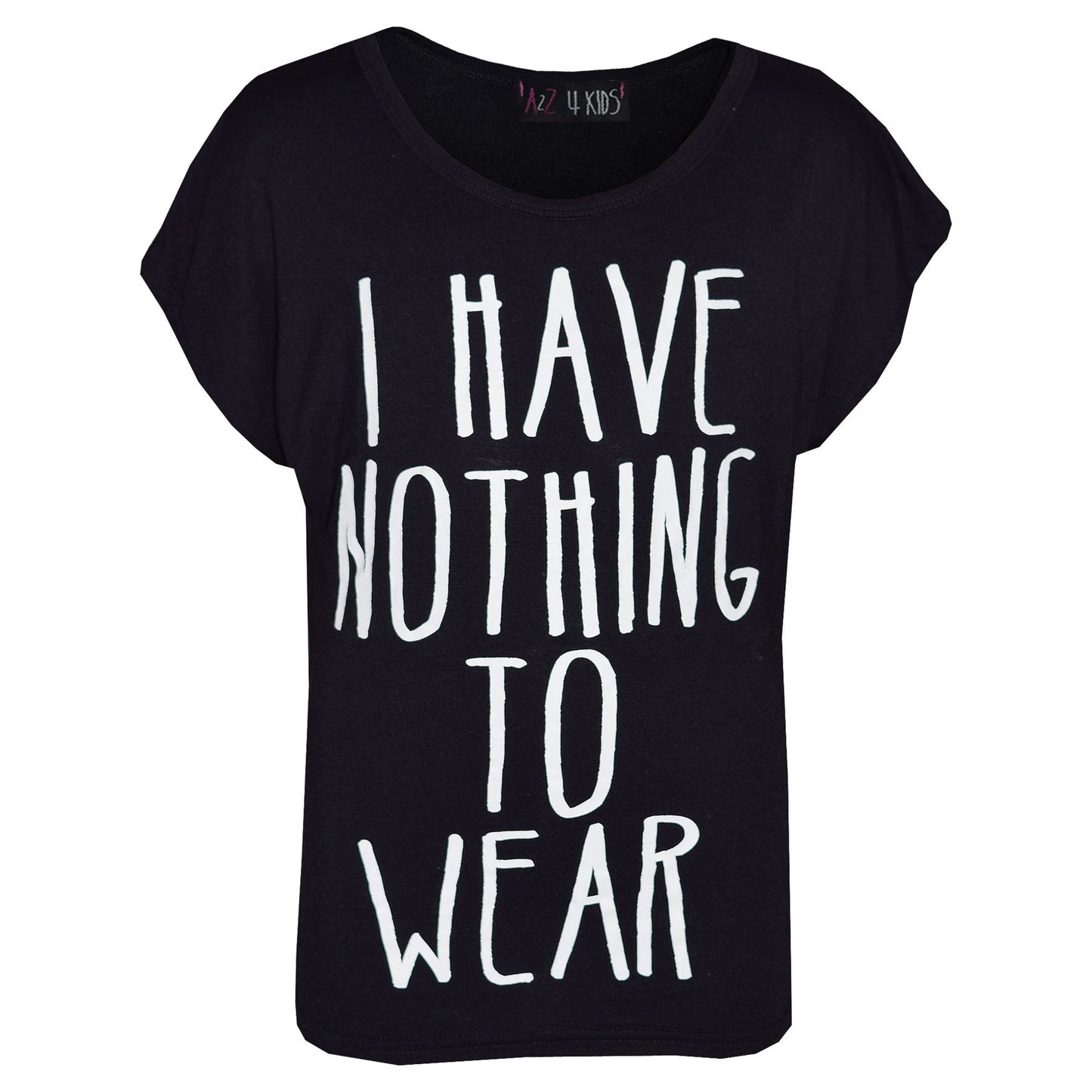 Girls Top Kids I Have Nothing To Wear Print T Shirt Tops & Legging Set 7-13 Year