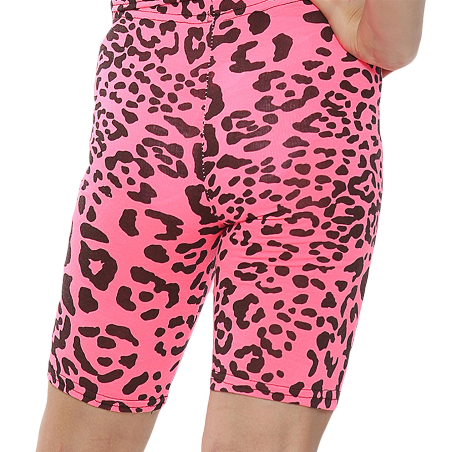 Kids Girls Cycling Shorts Gym Summer Short Knee Length Half Pant Age 5-13 Years