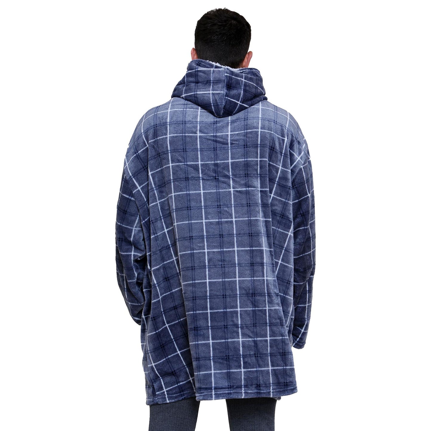 Unisex Men's Ladies Oversized Hoodie Printed Snuggle Super Soft Warm Blanket