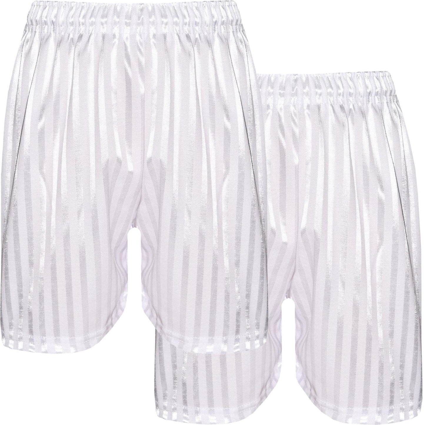 A2Z 4 Kids Shadow Stripe PE Shorts Pack of 2 Football Gym Shorts Age 2-13 Years