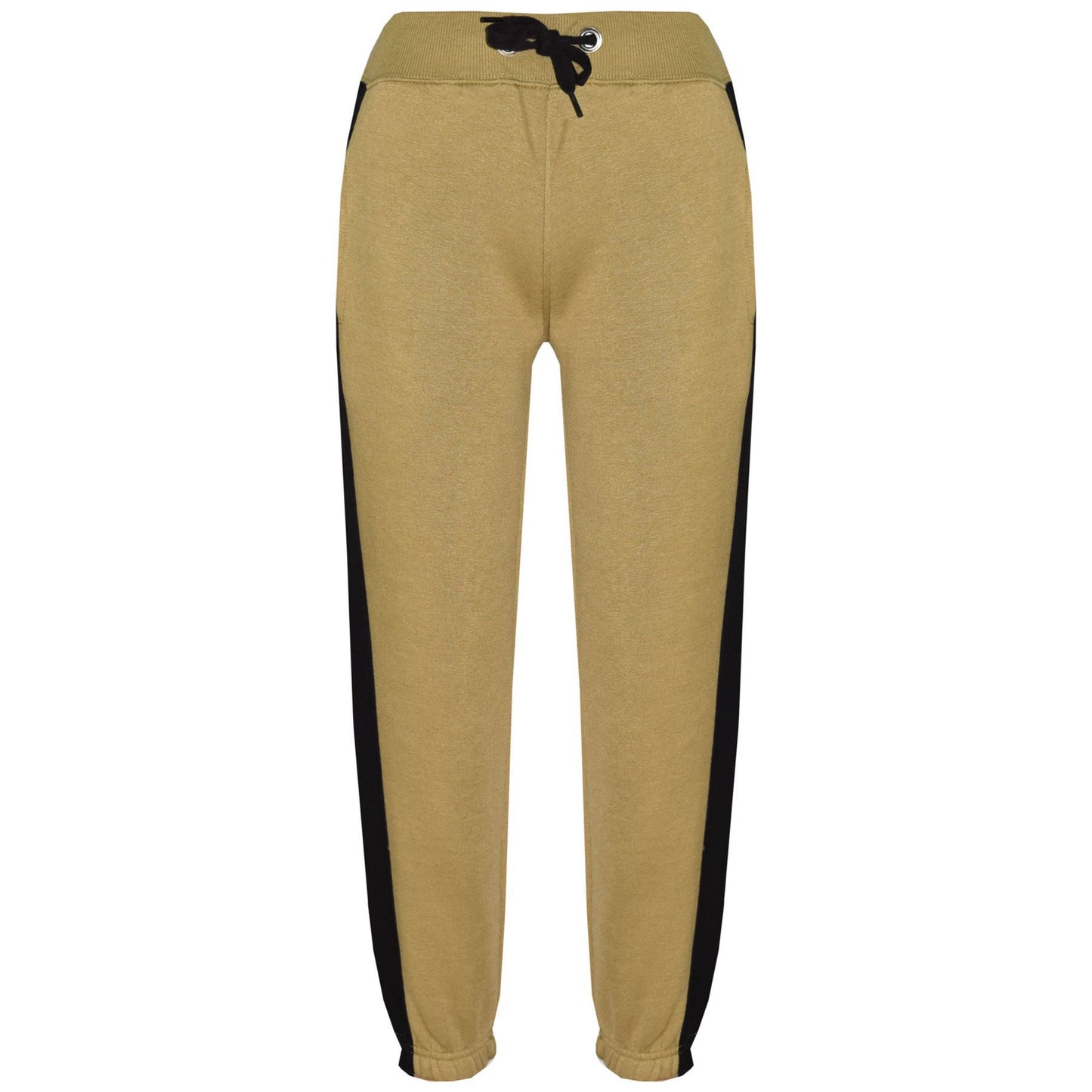 Kids Boys Girls Joggers Contrast Panel Jogging Pants  Casual Trousers 5-13 Years