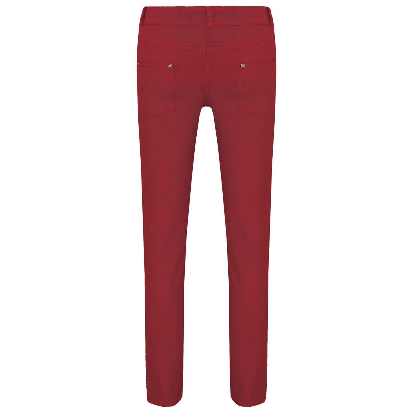 Kids Skinny Jeans Girls Stretchy Jeggings Fit Pants Coloured Trousers 5-13 Years