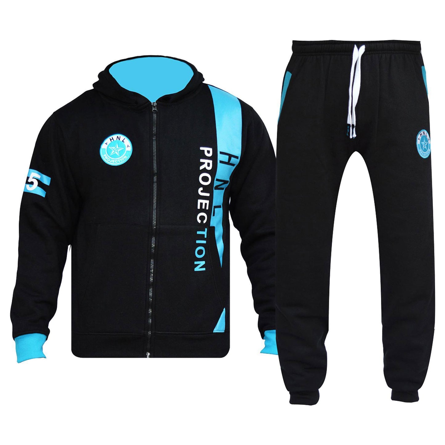 A2Z 4 Kids Boys Girls Boys Tracksuit HNL Projection Hooded Top Jogging Tracksuit