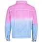Kids Girls Fashion Denim Blue Jacket Long Sleeve Acid Wash Tie Dye Printed Gifts