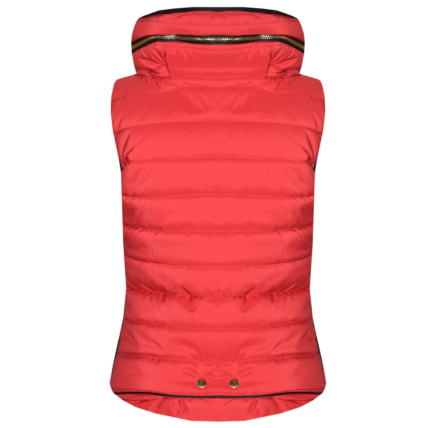 A2Z 4 Kids Kids Girls Boys Designer's Red Sleeveless Hooded Padded Quilted Puffer Bubble Gilet Bodywarmer Jackets 5-13 Years