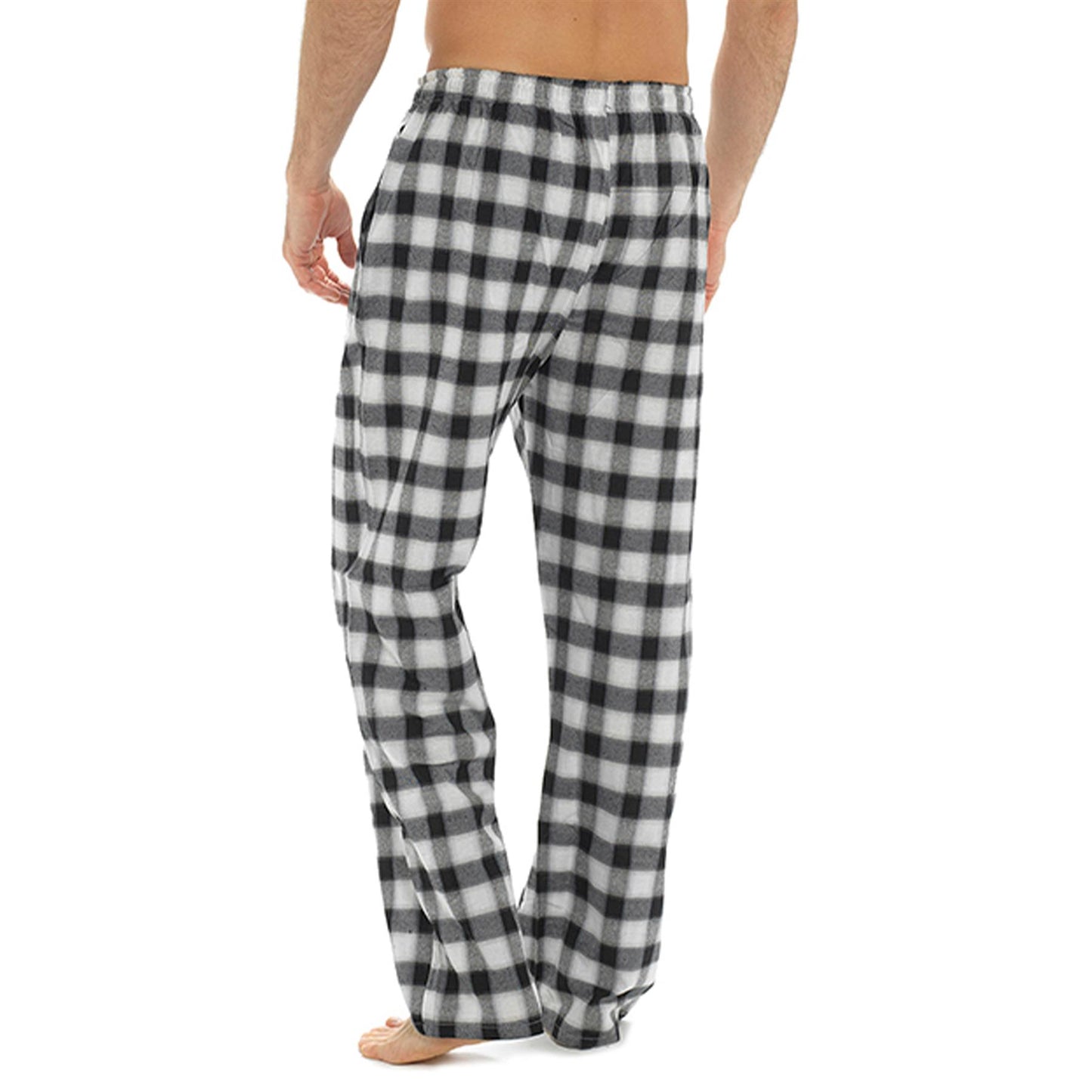 A2Z Mens Trouser Check Woven Pyjama Sleep Bottoms Lounge Casual Trousers Pants