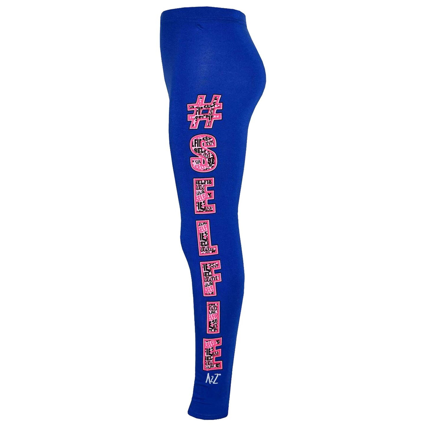 Girls Top Kids #Selfie Print Designer T Shirt & Graffiti Legging Set 7-13 Years