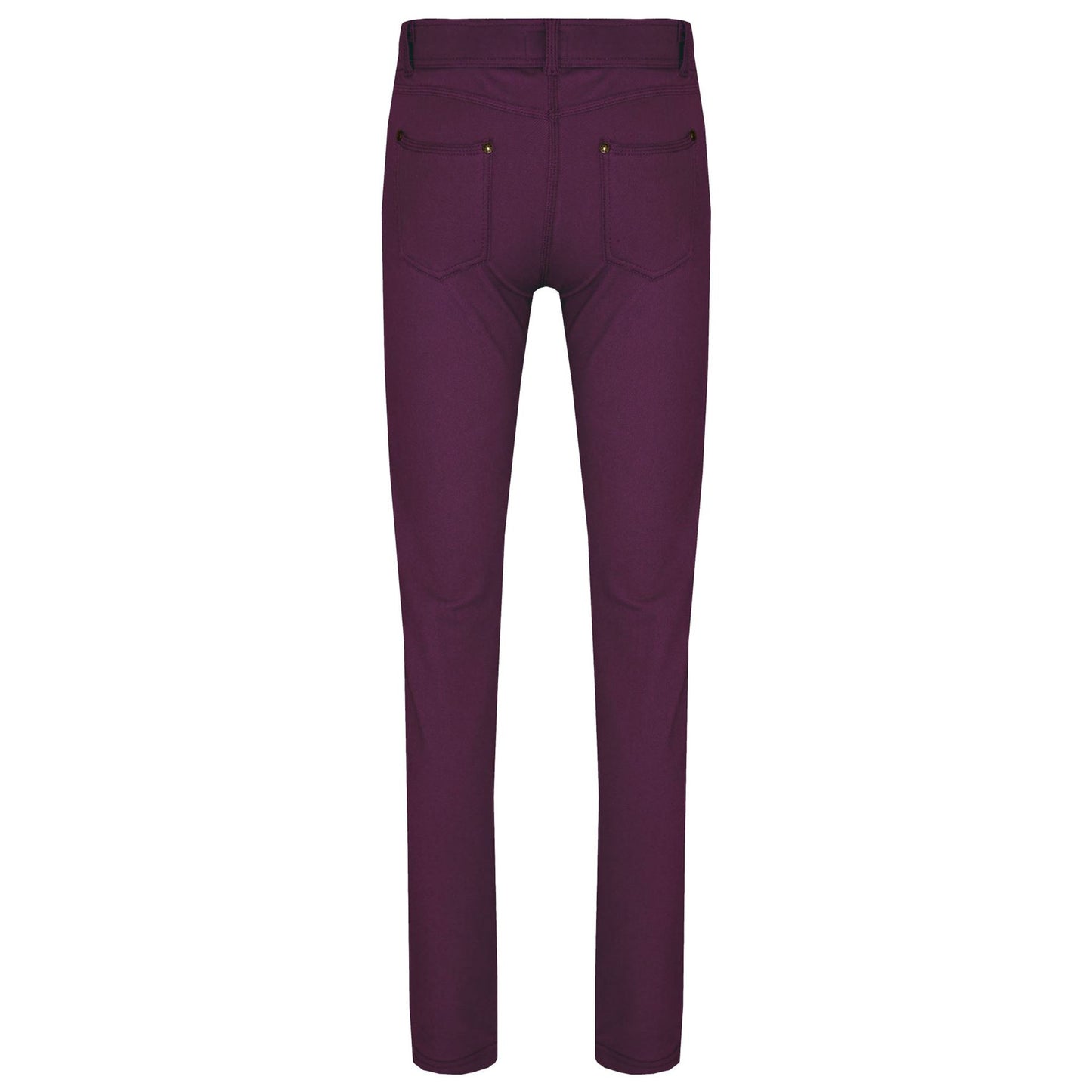Kids Skinny Jeans Girls Stretchy Jeggings Fit Pants Coloured Trousers 5-13 Years