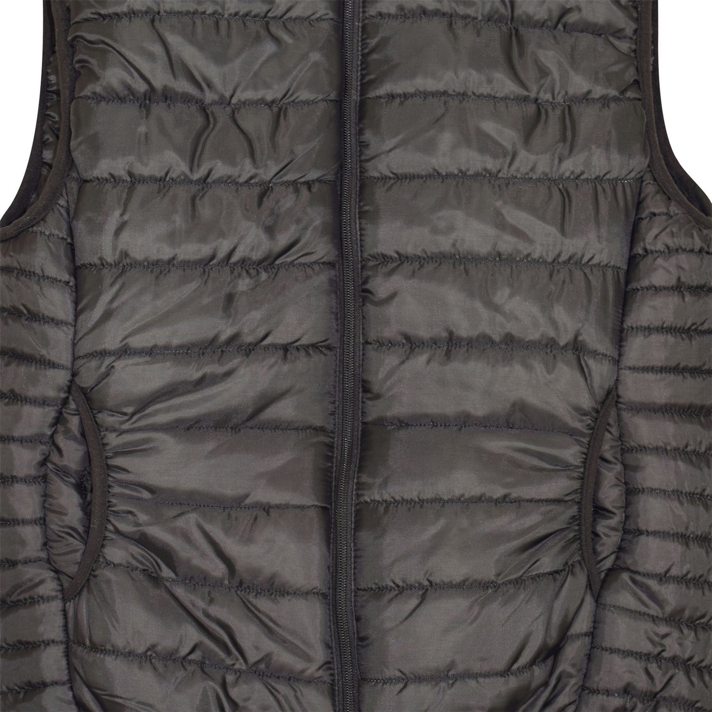 Kids Girls Boys Sleeveless High Neck Padded Lined Gilet Bodywarmer Jackets 5-13Y