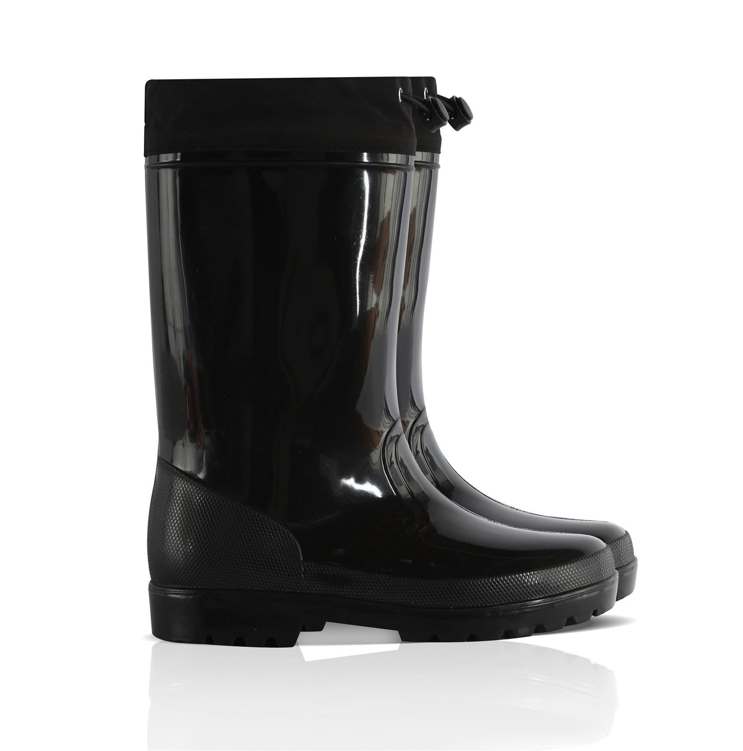 Kids Girls Boys Wellies Wellington Twin Tread Rainboot Non Slip Waterproof Shoes