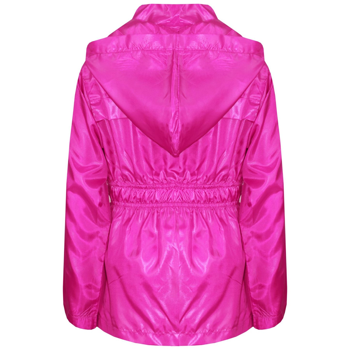 A2Z 4 Kids Raincoat Jackets Pink Windbreaker Waterproof Parka Shower Resistant Hooded Raincoat Childrens Girls Age 5-13 Years