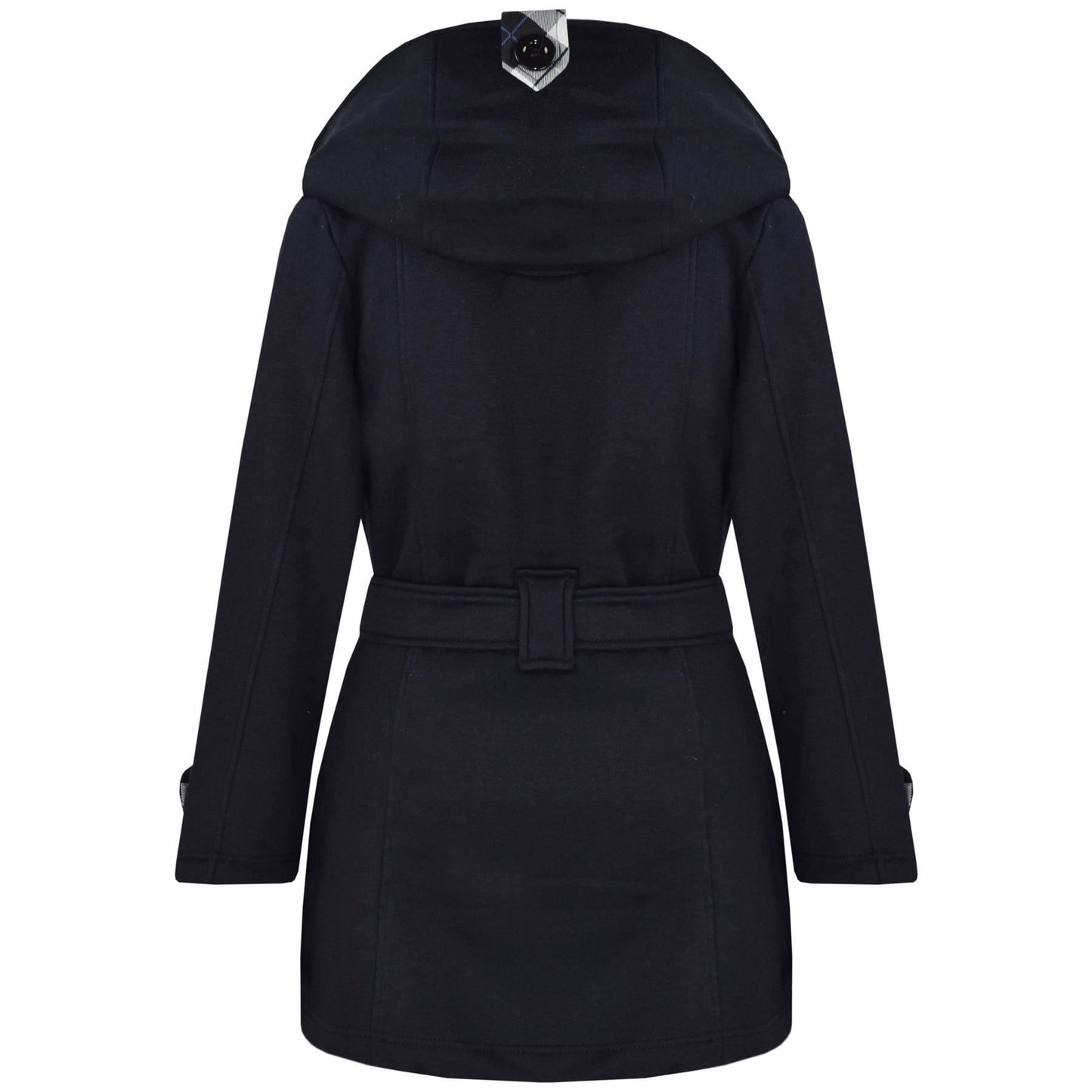 A2Z 4 Kids Kids Girls Parka Jacket Hooded Trench Coat Fashion Wool Blends Warm Padded Navy Jacket Oversized Lapels Belted Cuffs Long Overcoat New Age 5 6 7 8 9 10 11 12 13 Years