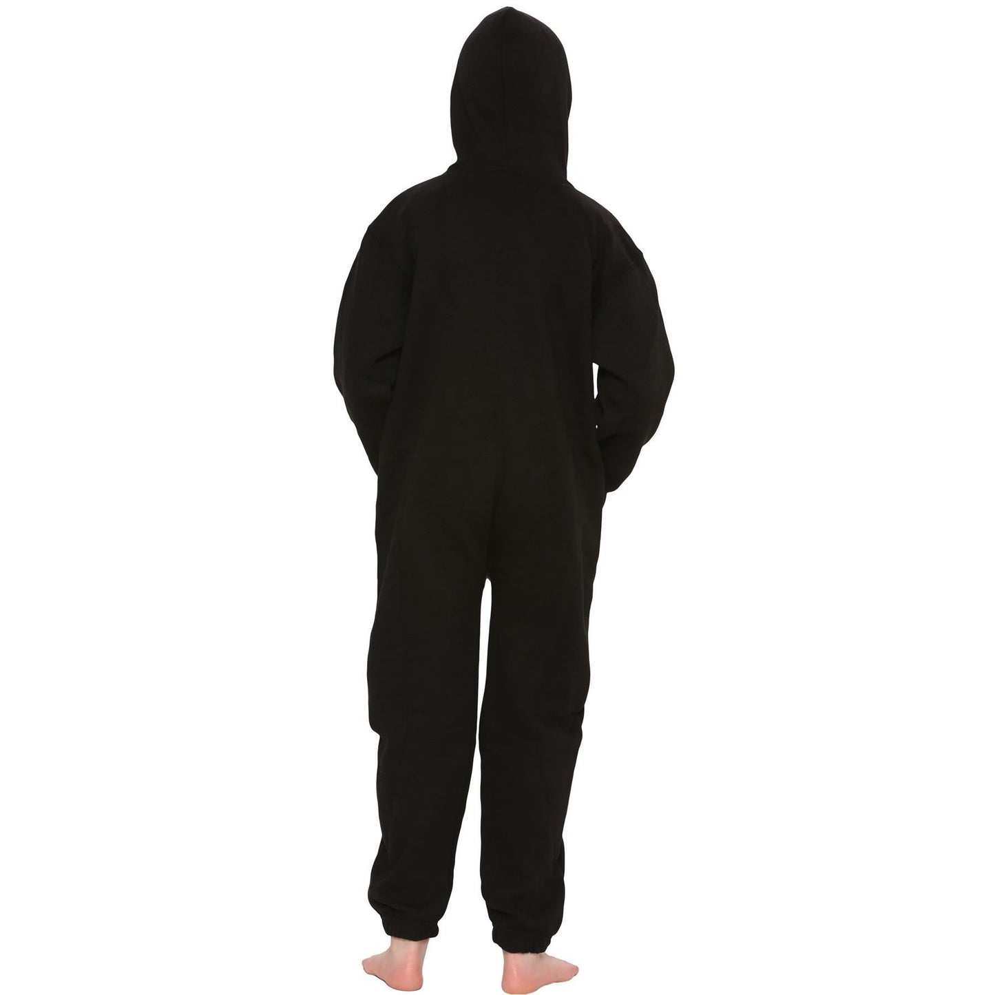 A2Z Onesie One Piece Kids Black Pyjamas Sleepsuit Costume Girls & Boys 5-13 Year