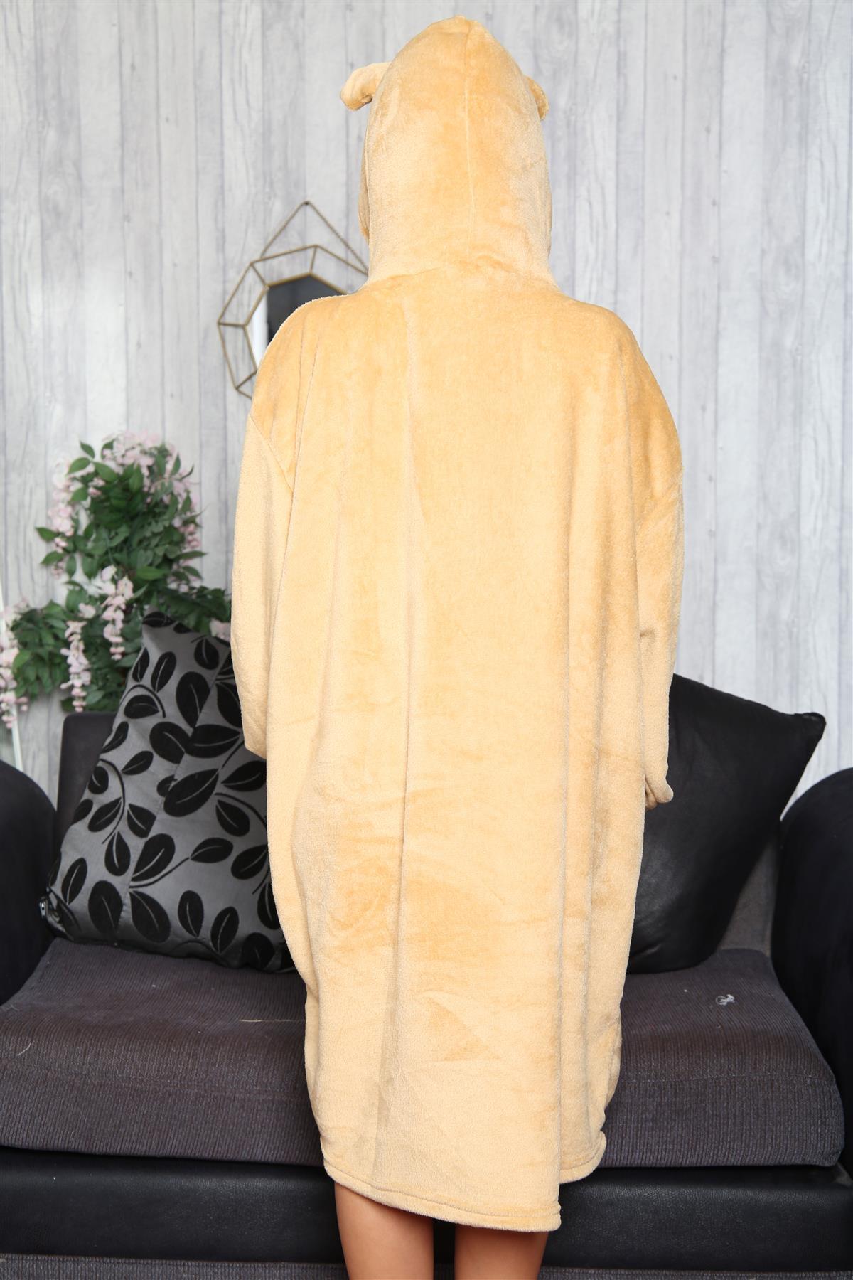 Unisex Men's Ladies Oversized Hoodie Printed Snuggle Super Soft Warm Blanket