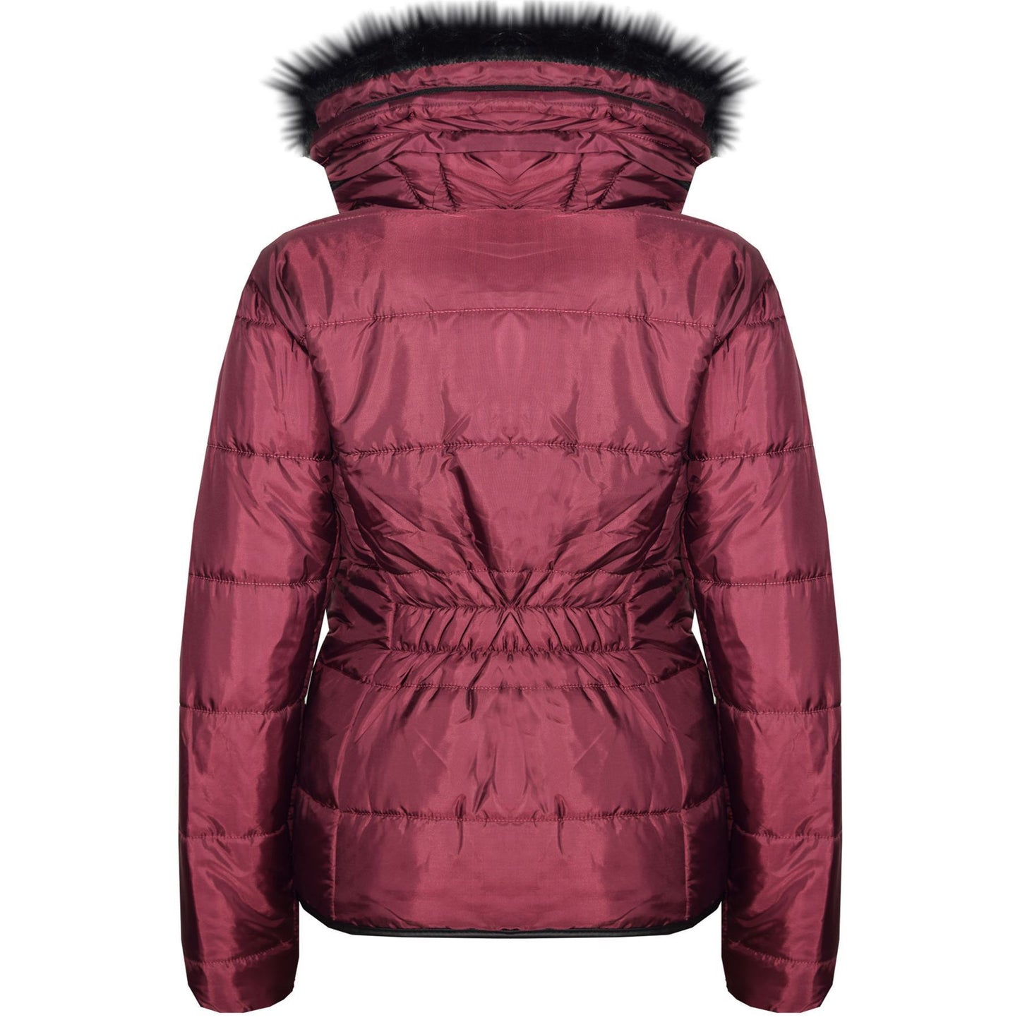 Kids  Girls Padded Puffer Quilted Coat Faux Fur Collar For  Girls Age 3-13 Years