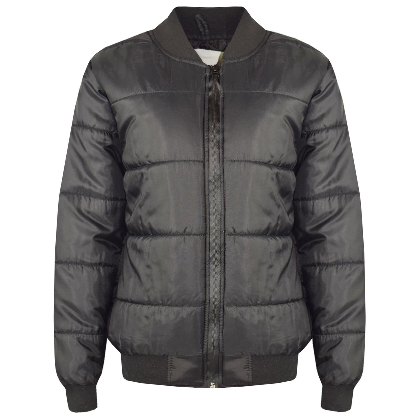 Kids Bomber Jacket Lightweight Puffer Coat School Fashion For Girls Boys 5-13 Yr