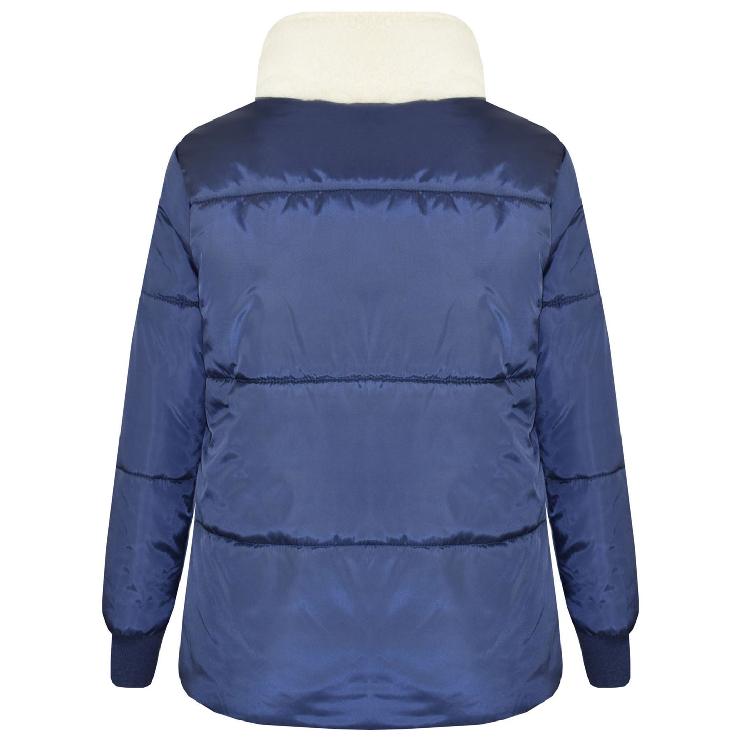 Kids Girls Boys Parka Jacket Zipped Padded School Jacket 5-12 Years