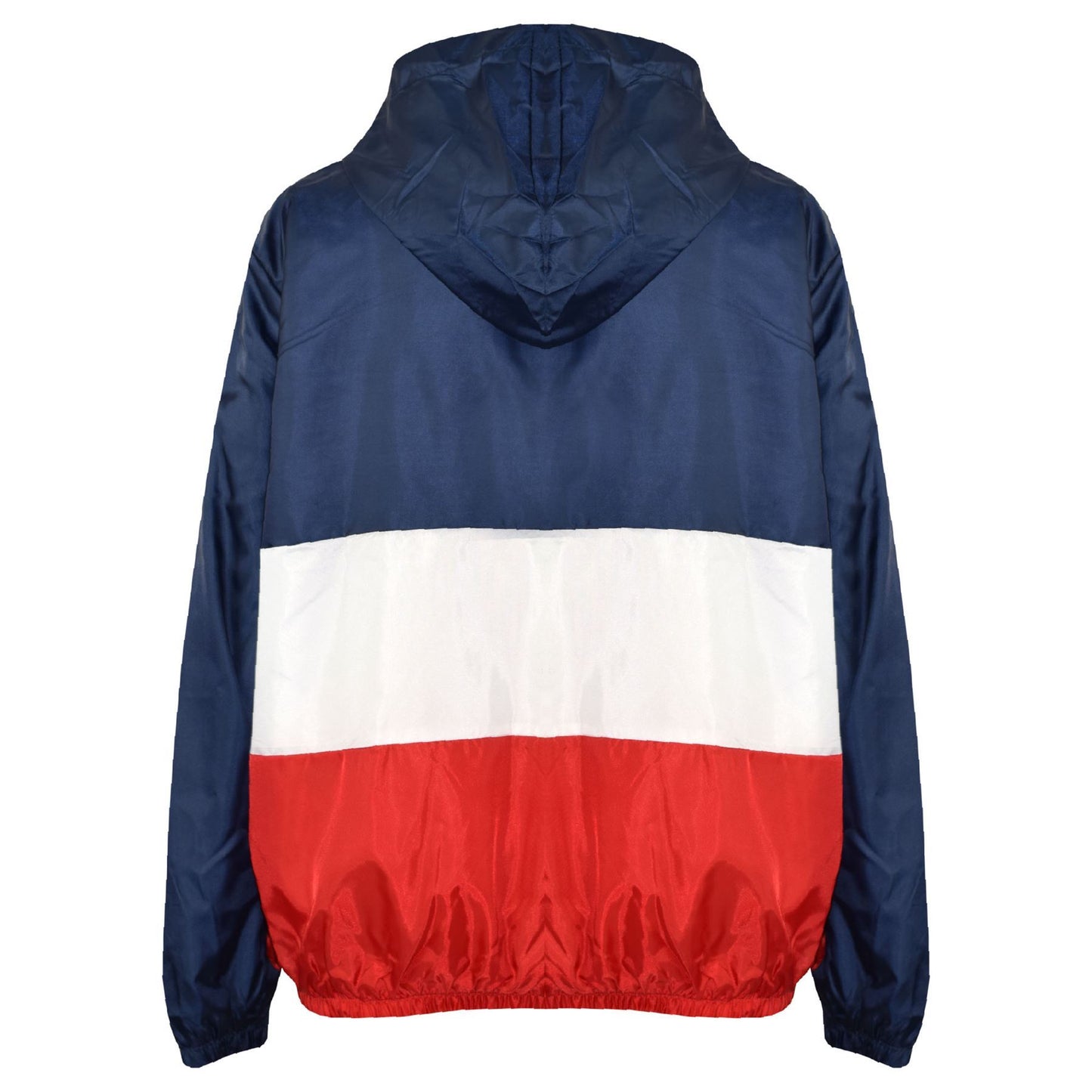 Kids Girls Boys Windbreaker Contrast Panel Jackets Hooded Raincoat Rain Mac 5-13