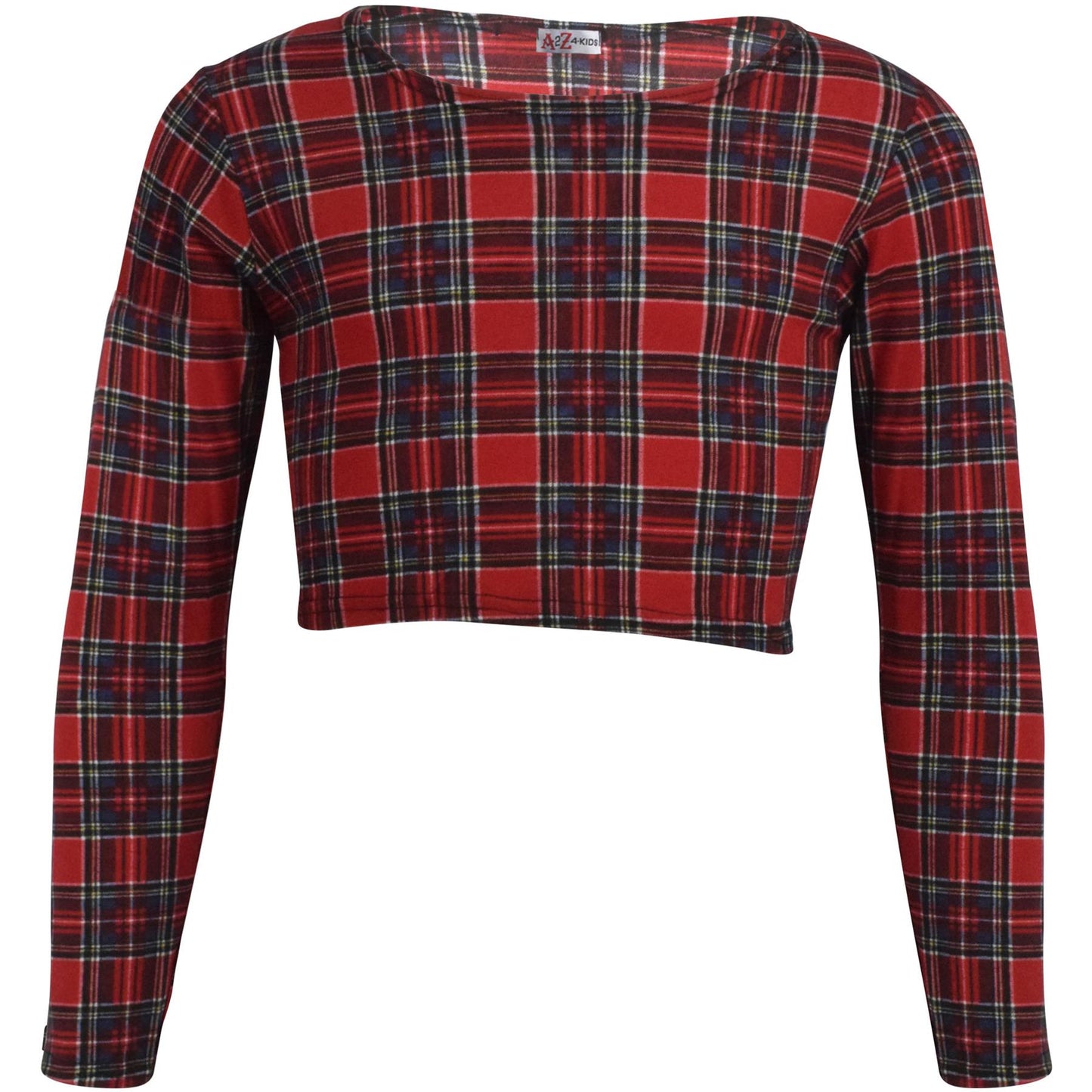 A2Z 4 Kids Girls Crop Tops Long Sleeves T-Shirt Soft Feel School Casual Tops