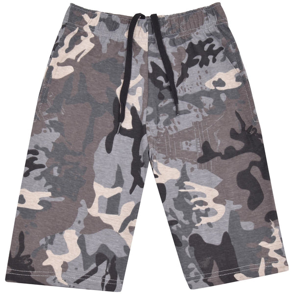 Kids Marl Print Jersey Shorts Boys Summer Bottoms Elasticated Pants 3-14 Years E - Foto 13