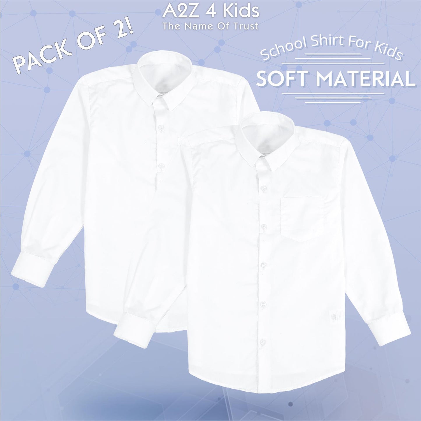 Kids Boys T Shirts Plain School Uniform Shirt Long Sleeves Soft Tank Top & Tees