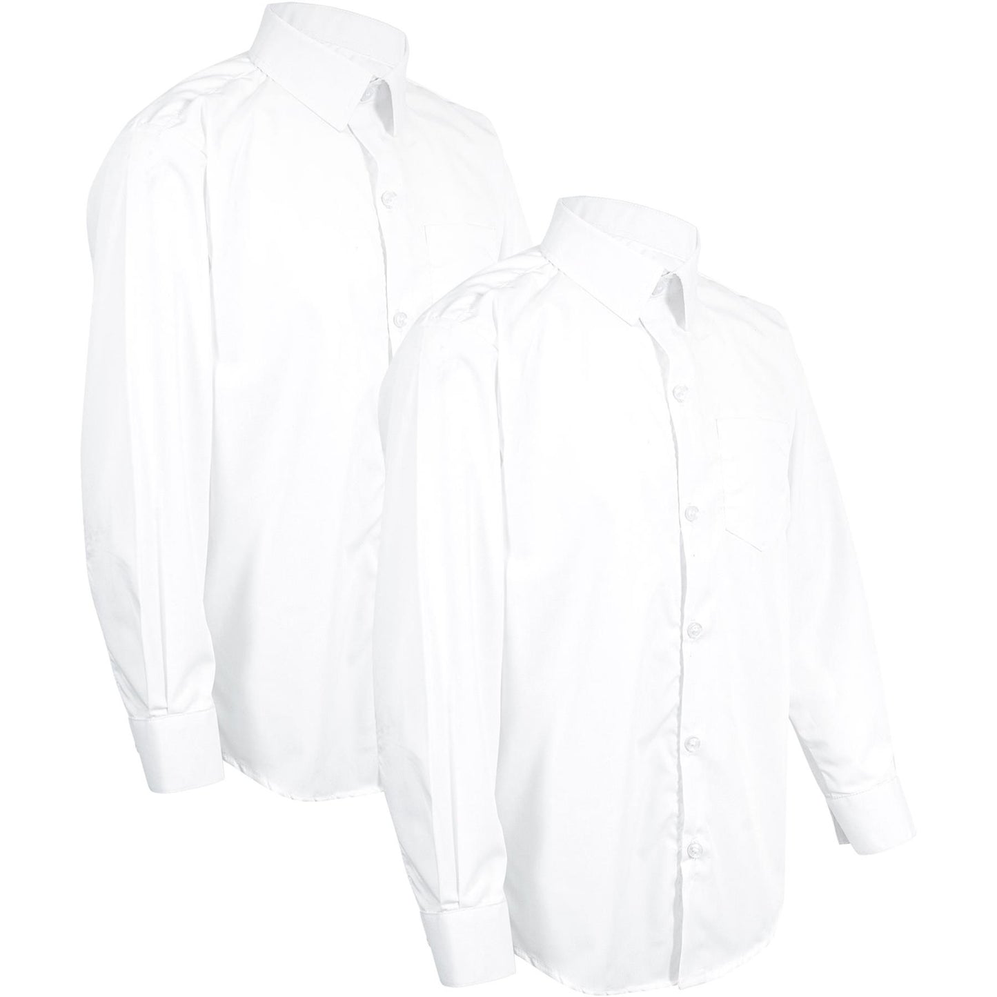 Kids Boys T Shirts Plain School Uniform Shirt Long Sleeves Soft Tank Top & Tees