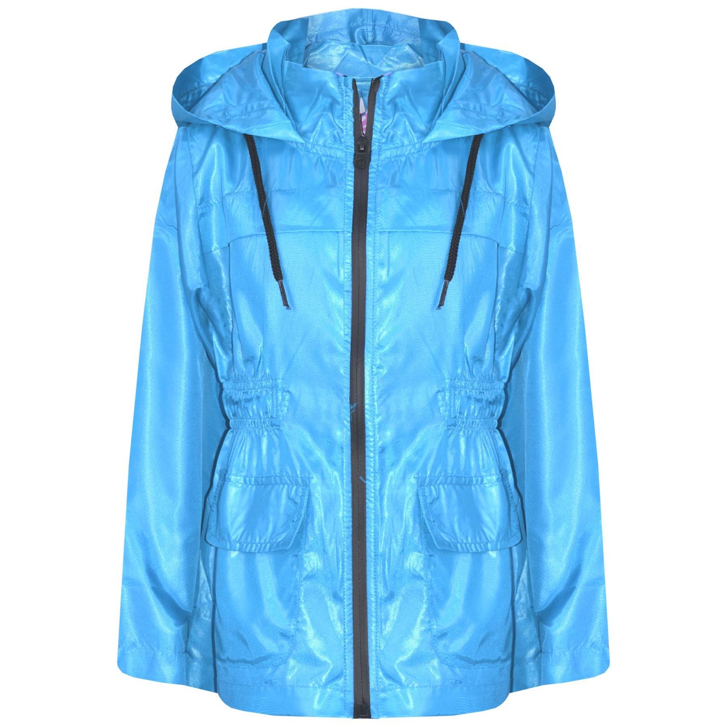 Kids Raincoat Jackets Waterproof Hooded Raincoat Children Age 5-13 Years