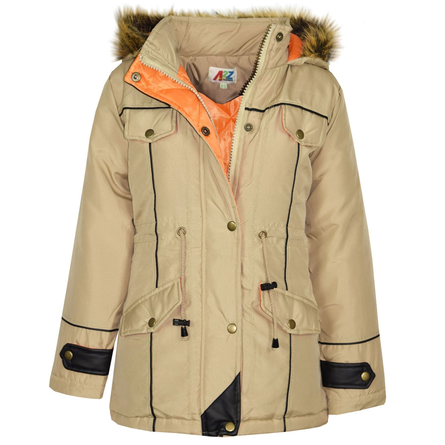 Kids Coat Girls  Parka Jacket Long Hooded Coat Summer Coats New Age 3-13 Years