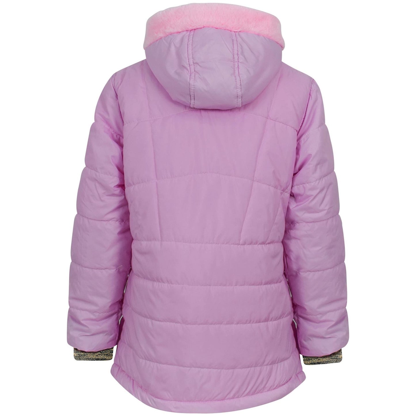 Kids Girls Longline Fashion Padded Casual School Jacket Bubble Coat 5-13 Years